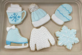 Seasonal Iced Sugar Cookies